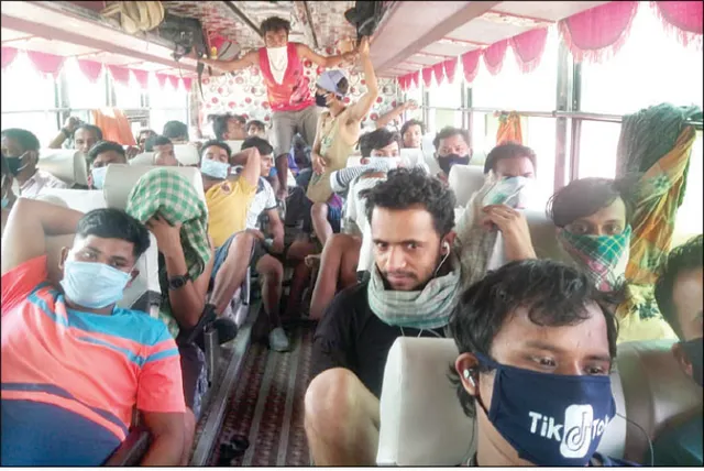 ପ୍ରବାସୀ ଓଡ଼ିଆଙ୍କୁ ନେଇ ଆଉ ୪ଟି ବସ୍ ସୁରତ ଛାଡ଼ିଲା