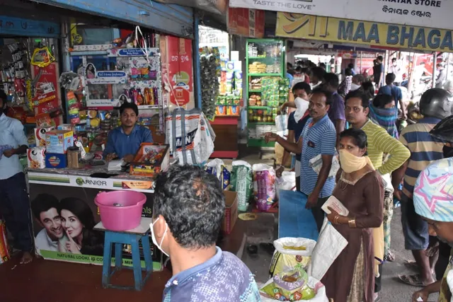 ଭୁବନେଶ୍ୱରରେ ଲକ୍‌ଡାଉନ୍ । (ଫଟୋ: ବିଭୂତି)