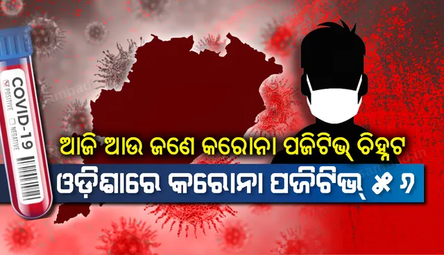 ଆଜି ପୁଣି ଜଣେ କରୋନା ପଜିଟିଭ ଚିହ୍ନଟ, ୫୬ରେ ପହଞ୍ଚିଲା ଓଡ଼ିଶାରେ କରୋନା ଆକ୍ରାନ୍ତଙ୍କ ସଂଖ୍ୟା