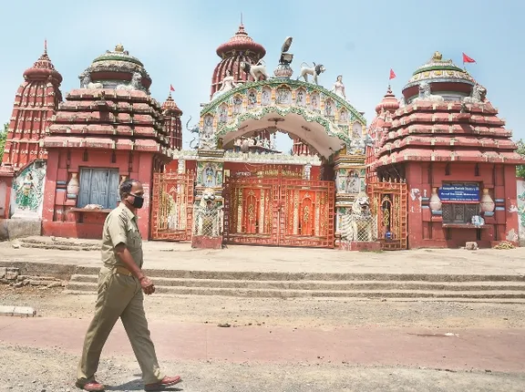 କରୋନା ପାଇଁ ଭକ୍ତ-ଭଗବାନ ଅଲଗା : ରାମ ମନ୍ଦିର ନିରବ