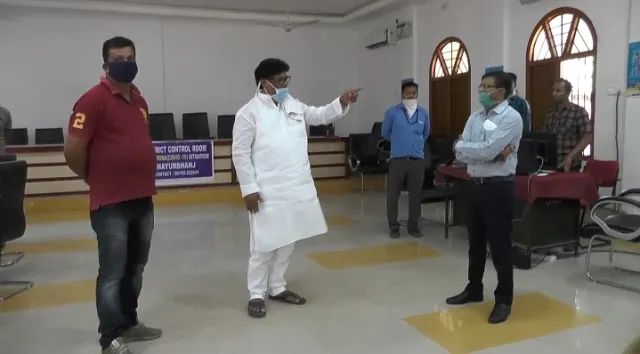 ମୟୂରଭଞ୍ଜ ଜିଲ୍ଲାରେ କରୋନା ସ୍ଥିତିର ଅନୁଧ୍ୟାନ କଲେ ରାଜସ୍ୱ ମନ୍ତ୍ରୀ ସୁଦାମ