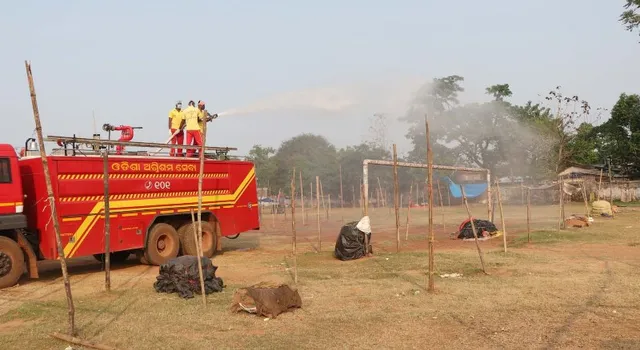 ୪ ସଂକ୍ରମିତ ଜୋନ୍‌ ସମେତ ୧୦ହାଟରେ ବିଶୋଧକ ସ୍ପ୍ରେ’