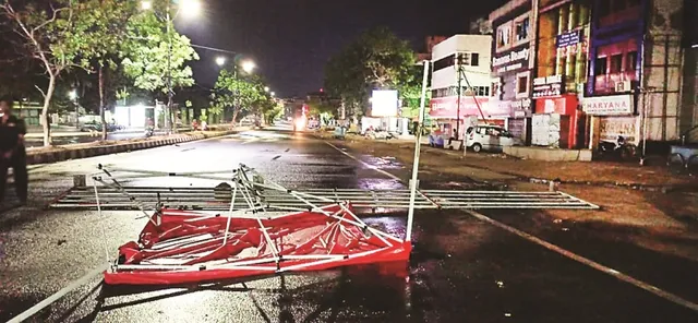 ଭୁବନେଶ୍ୱରରେ କାଳବୈଶାଖୀ : ଭାଙ୍ଗିଲା ଅଧିକ, ଭିଜେଇଲା କମ୍