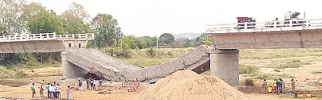 ତମିଆଁ-ମୁଦଲସର ସୁକ୍‌ତେଲ ସେତୁ ଭୁଶୁଡ଼ିଲା, ୨ ଶ୍ରମିକ ମୃତ, ଜଣେ ଗୁରୁତର