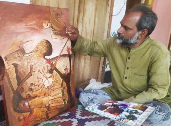 କରୋନା ସଂକ୍ରମଣ ସଚେତନତା ନେଇ ଅନଲାଇନରେ ଜାତୀୟ ଚିତ୍ରକଳା ପ୍ରଦର୍ଶନୀ