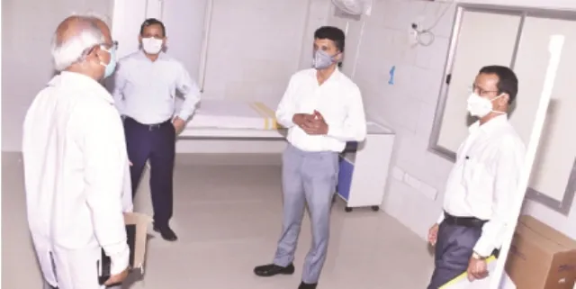 ସ୍ଥିତି ସମୀକ୍ଷା କଲେ ଉନ୍ନୟନ କମିସନର ଓ ମୁଖ୍ୟମନ୍ତ୍ରୀଙ୍କ ସଚିବ, ପାରାଦୀପରେ କୋଭିଡ୍‌ ହସ୍ପିଟାଲ ଉଦ୍‌ଘାଟନ ୨୦ରେ