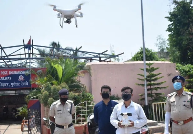 ପୂର୍ବତଟ ରେଳପଥରେ ପ୍ରଥମ, ସୁରକ୍ଷା ପାଇଁ ଜଗିବ ଡ୍ରୋନ୍