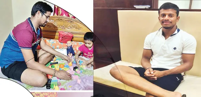 ଏକାନ୍ତବାସରେ ଓଡ଼ିଶା ରଣଜୀ କ୍ରିକେଟର୍‌: ବ୍ୟାୟାମ ସହ ଇନ୍‌ଡୋର ଖେଳରେ ବ୍ୟସ୍ତ, ଝିଅ ହନି ସହ ଖେଳୁଛନ୍ତି ବସନ୍ତ