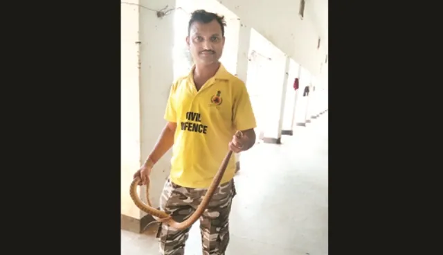 ଓୟୁଏଟି ସଙ୍ଗରୋଧ କେନ୍ଦ୍ରରେ ସାପ