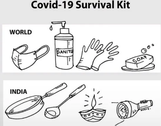 ଏଭଳି ଫଟୋ ଟୁଇଟ କରି ପ୍ରଧାନମନ୍ତ୍ରୀ ମୋଦୀଙ୍କ ତାଳି ମାରିବା ଓ ଦୀପ ଜାଳିବା ଭଳି ଆହ୍ୱାନକୁ ସମାଲୋଚନା କଲେ ରାହୁଲ ଗାନ୍ଧୀ