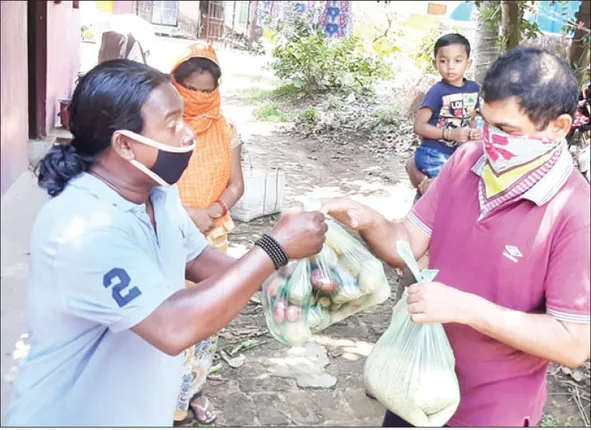 ରବି କୁମାରଙ୍କ ବଦାନ୍ୟତା, ପରିବା ବେପାର ଆୟ‌ରେ ସେବା କଲେ