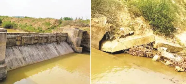 ଚେକ୍‌ଡ୍ୟାମ୍ ନିର୍ମାଣ ନାଁ’ରେ ଲୁଟ୍‌ ହେଉଛି ଲକ୍ଷ ଲକ୍ଷ ଟଙ୍କା : ନୂଆଗାଁ ବ୍ଲକ୍‌ରେ ଅଧାରୁ ଅଧିକ କେନାଲ ଭାଙ୍ଗିରୁଜି ଗଲାଣି, ପଡ଼ିଆ ପଡିଛି ଶହଶହ ଏକର ଚାଷ ଜମି