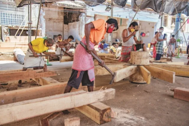 ରଥଖଳା : ୪୨ରୁ ୪୦ ତୁମ୍ବର ବିନ୍ଧ କାମ ଶେଷ