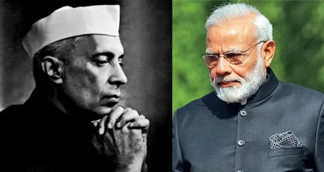 ଚୀନ, ନେହରୁ ଓ ମୋଦୀ