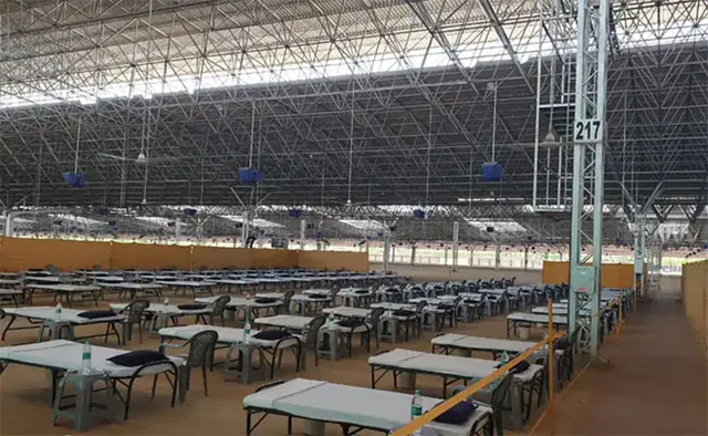 ଦିଲ୍ଲୀରେ ସବୁଠୁ ବଡ଼ କୋଭିଡ୍‌ ସେଣ୍ଟର, ଚୀନ୍‌ର ସବୁଠୁ ବଡ଼ ହସ୍ପିଟାଲ୍‌ଠୁ ମଧ୍ୟ ୧୦ ଗୁଣା ବଡ଼