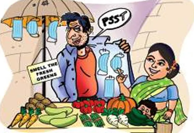 ଲକ୍‌ଡାଉନ୍‌ ପରେ ପରେ ନିଶାଦ୍ରବ୍ୟ ନୁହେଁ, ଗୋଆ ବୁଲାବିକାଳିମାନେ ମାସ୍କ୍‌ ଓ ପରିବା ବିକୁଛନ୍ତି