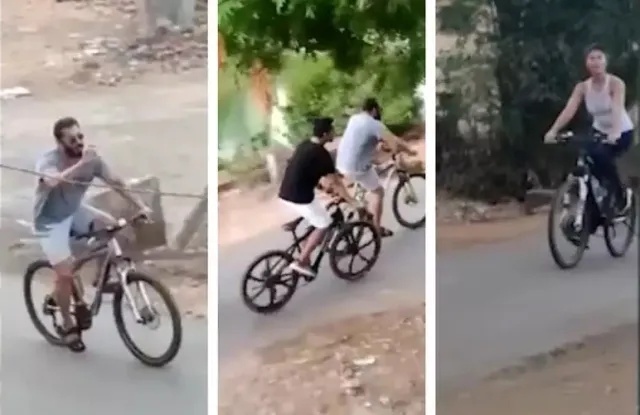 ସଲମାନ୍‌-ଜାକଲିନ୍‌ ସାଇକେଲ୍‌ରେ ବୁଲୁଥିବା ବେଳର ଫଟୋ ଭାଇରାଲ୍‌