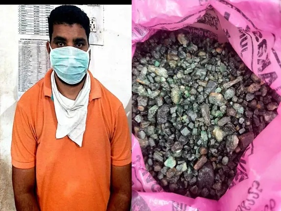 ଚୋରାଚାଲାଣ ବେଳେ ଏକକୋଟିରୁ ଊର୍ଧ୍ୱ ମୂଲ୍ୟର ରତ୍ନ ପଥର ଜବତ, ଜଣେ ଗିରଫ