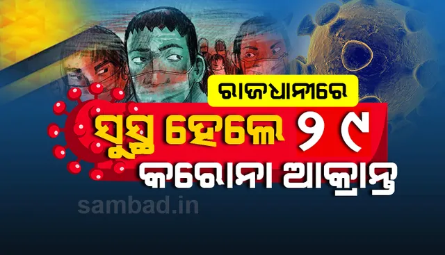 ଖୁସି ଖବର: ଆଜି ରାଜଧାନୀରୁ ସୁସ୍ଥ ହେଲେ ୨୯ଜଣ କରୋନା ଆକ୍ରାନ୍ତ