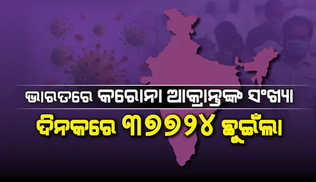 ସାମାନ୍ୟ କମିଛି ଦେଶରେ କୋଭିଡ୍-୧୯ ସଂକ୍ରମଣ ସଂଖ୍ୟା:  ଦିନକରେ ୩୭,୭୨୪  ସଂକ୍ରମଣ; ୬୪୮ ମୃତ୍ୟୁ