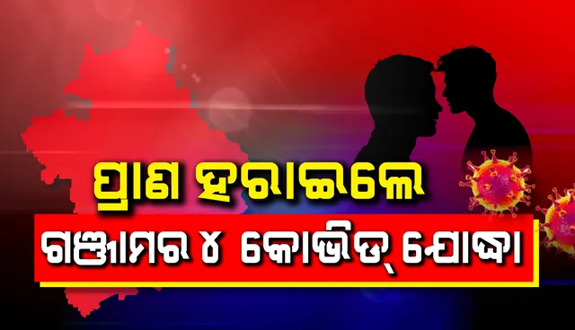 ଗଞ୍ଜାମ ଜିଲ୍ଲାରେ ୪ କରୋନା ଯୋଦ୍ଧାଙ୍କ ମୃତ୍ୟୁ: ମୃତକଙ୍କ ମଧ୍ୟରେ ଅଛନ୍ତି ୨ ଶିକ୍ଷକ, ଜଣେ ଅଙ୍ଗନବାଡ଼ି କର୍ମୀ ଓ ଜଣେ କନିଷ୍ଠ ଯନ୍ତ୍ରୀ