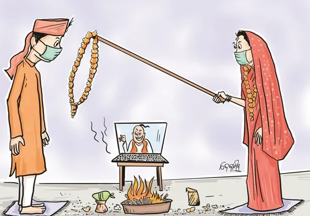 କଟକଣା ଭିତରେ ରାଜଧାନୀରେ ବିବାହ : ୩୦୪ ବରକନ୍ୟା ଲକ୍‌ଡାଉନ୍‌