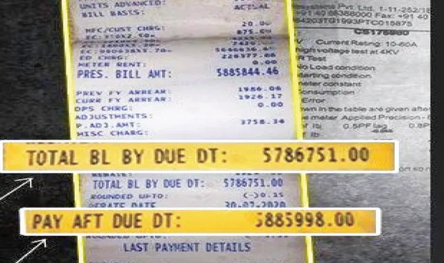 ୭ ମାସରେ ଅଧ ‌କୋଟିକୁ ଟପିଗଲା ବିଲ୍‌, ଘରେ ଲାଗିଛି ୪ ଏଲ୍‌ଇଡି ବଲ୍‌ବ, ୨ ସିଲିଂ ଫ୍ୟାନ୍‌