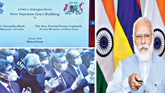 ମରିସସ୍‌ ସୁପ୍ରିମକୋର୍ଟ‌୍ ଭବନର ଉଦ୍‌ଘାଟନ କଲେ ମୋଦୀ