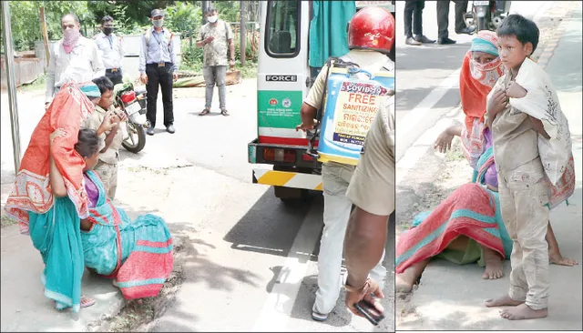 ରାସ୍ତା କଡ଼ରେ ପ୍ରସବ ବେଦନା, ଆମ୍ବୁଲାନ୍ସ ଆ‌ସିବାକୁ ଲାଗିଲା ୪୫ମିନିଟ