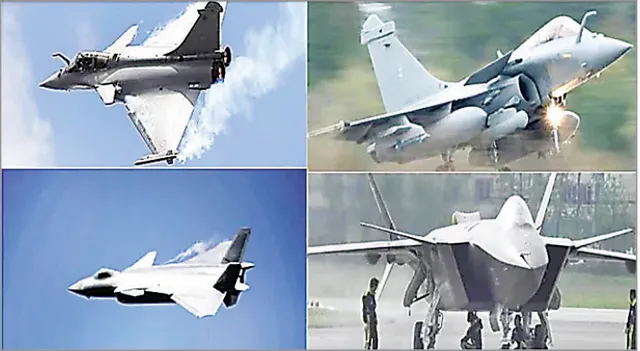 ଶକ୍ତି ବଢ଼ାଇବ ରାଫେଲ : ଚୀନ୍‌ର ଜେ-୨୦ ବନାମ ପାକିସ୍ତାନର ଜେଏଫ୍‌-୧୭ ବନାମ ରାଫେଲ୍‌