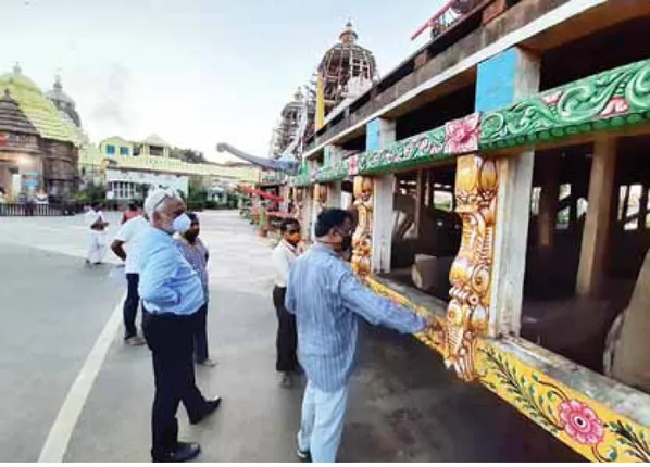 ଆରମ୍ଭ ହେଲା ତିନି ରଥର ସ୍ଥାନାନ୍ତର ପ୍ରକ୍ରିୟା