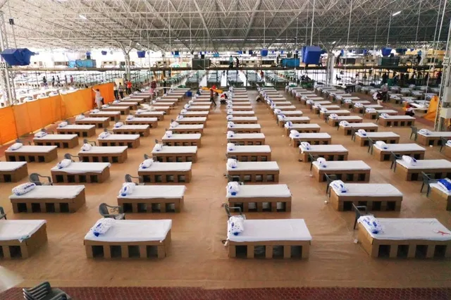 ଲୋକାର୍ପିତ ହେଲା ୧୦ଦିନରେ ତିଆରି ହୋଇଥିବା ଦିଲ୍ଲୀସ୍ଥିତ ବିଶ୍ୱର ସବୁଠାରୁ ବଡ଼ କୋଭିଡ କେୟାର ସେଣ୍ଟର