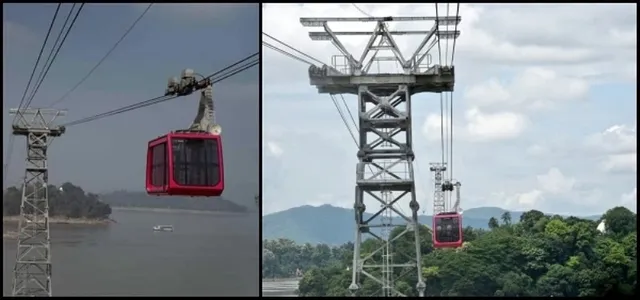 ଆସାମର ବ୍ରହ୍ମପୁତ୍ର ନଦୀ ଉପରେ ଉଦ୍‌ଘାଟିତ ହେଲା ଦେଶର ଦୀର୍ଘତମ ନଦୀ ରୋପୱେ