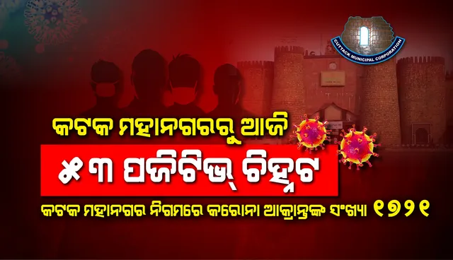 କଟକ ସହରରେ ଆଉ ୫୩ କରୋନା ପଜିଟିଭ୍‌, ୧୦ ସ୍ଥାନୀୟ ସଂକ୍ରମଣ