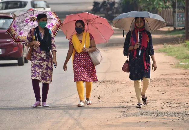 ଶ୍ରାବଣରେ ଵୈଶାଖର ଖରା। (ଫଟୋ: ବିଭୂତି, ଭୁବନେଶ୍ୱର)