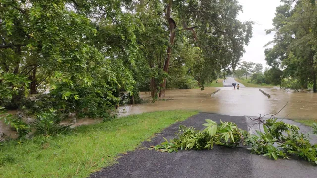 ରାଉରକେଲା ଛେଣ୍ଡ୍‌ କଲୋନୀରୁ ଅନୁଗୁଳ ଯାଉଥିବା ବେଳେ ଭାସିଗଲା କାର; ବିଳମ୍ବିତ ରାତିରେ ୫ଘଣ୍ଟାରୁ ଅଧିକ ସମୟ ଗଛକୁ ଜାବୁଡ଼ି ଧରି ରହିଥିଲେ ଦୁଇଯୁବକ