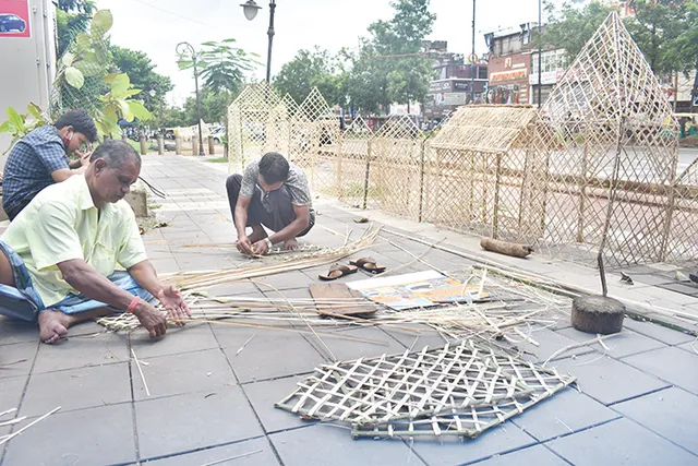 ବାଉଁଶ କାରିଗରଙ୍କ ବେପାର ମାନ୍ଦା