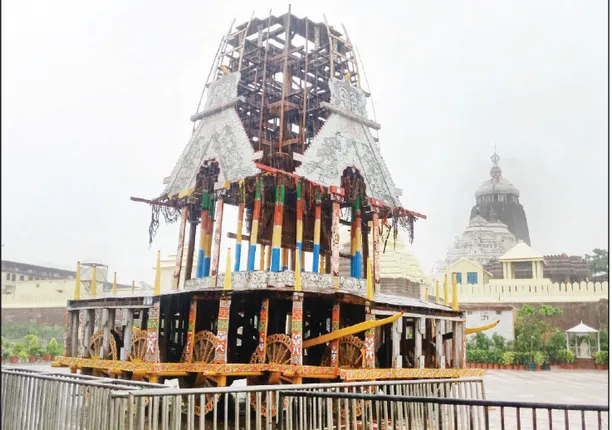 ନନ୍ଦିଘୋଷ ରଥ ଖୋଲା ଆରମ୍ଭ, ସରିଲା ତାଳଧ୍ବଜ କାମ