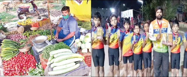 କରୋନାର କ୍ରୂର ପ୍ରଭାବ, ସ୍କେଟିଂ ପ୍ରଶିକ୍ଷକ ଏବେ ପରିବା ଦୋକାନୀ