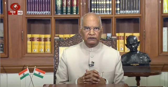 କରୋନା ବିପତ୍ତି ସମୟରେ ଆମର ପଡ଼ୋଶୀ ଦେଶ ନିଜର ବିସ୍ତାରବାଦୀ ନୀତି ଜାରି ରଖିଛି : ରାଷ୍ଟ୍ରପତି କୋବିନ୍ଦ