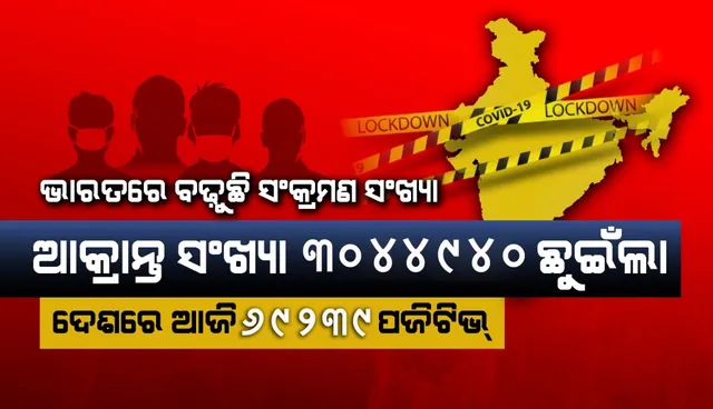 ୨୪ଘଣ୍ଟାରେ ୬୯,୨୩୯ କରୋନା ଆକ୍ରାନ୍ତ ଚିହ୍ନଟ, ୯୧୨ ମୃତ