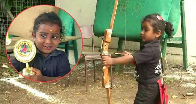 ୫ ବର୍ଷ ଝିଅର କମାଲ, ୧୩ ମିନିଟରେ ଚଳାଇଲା ୧୧୧ ତୀର