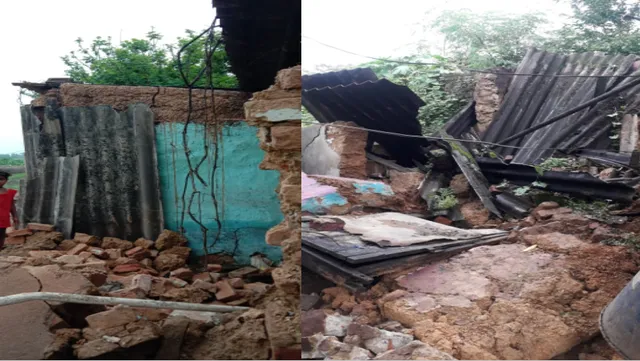 ଲଗାଣ ବର୍ଷା: ରାଉରକେଲା ଶୀଳତପଡାରେ ଭୁଷୁଡିଲା ୭ ଘର