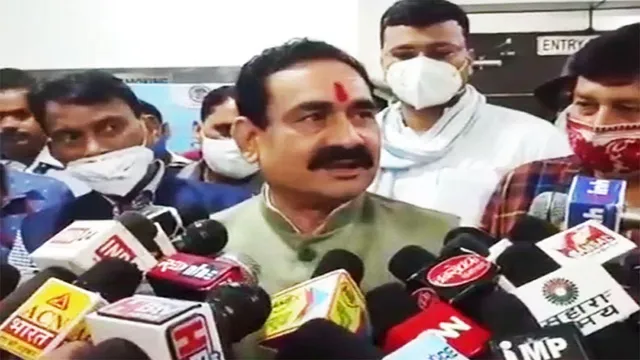 ମାସ୍କ ନପିନ୍ଧି ଅଡୁଆରେ ମଧ୍ୟପ୍ରଦେଶ ମନ୍ତ୍ରୀ