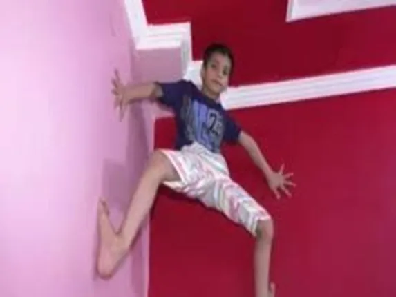 କୌଣସି ସାହାରା ନ ନେଇ ଦେଖନ୍ତୁ କିଭଳି 'ସ୍ପାଇଡର୍-ମ୍ୟାନ୍' ଭଳି କାନ୍ଥ ଚଢ଼ି ଯାଉଛି ଏହି ୭ବର୍ଷର ଶିଶୁ