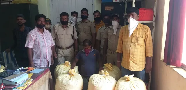 ୧ କ୍ବିଣ୍ଟାଲ ଗଞ୍ଜେଇ ଜବତ, ବେପାରୀ ଗିରଫ