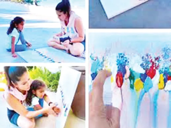 ଚିତ୍ର ଆଙ୍କିବା ଶିଖାଇଲେ ସନି