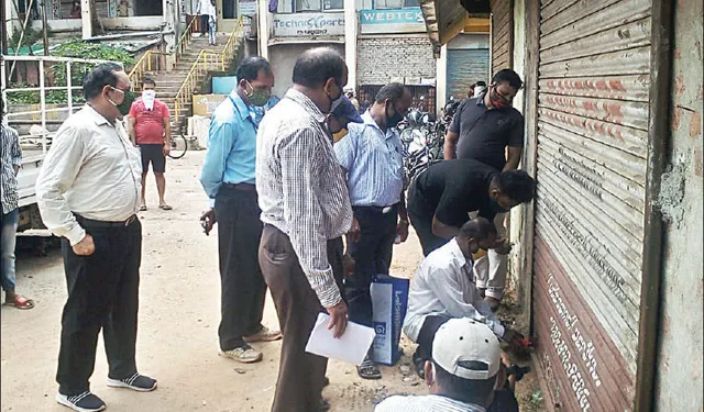 ବକେୟା ଟଙ୍କା ପୈଠ କରିନଥିବାରୁ ଦୁଇ ଦୋକାନ ସିଲ୍ କଲା ବିଡିଏ