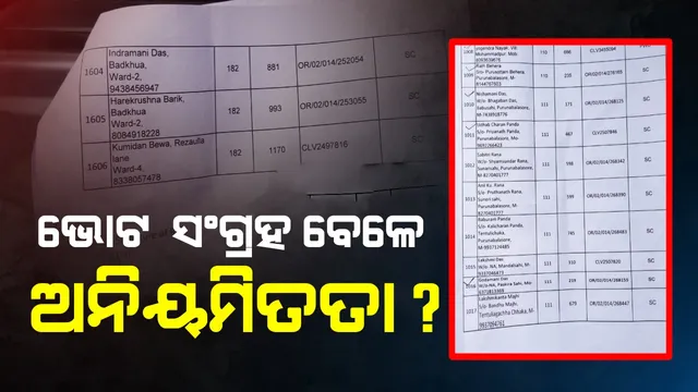 ବାଲେଶ୍ବରରେ ଭୋଟ୍‌ ସଂଗ୍ରହକୁ ନେଇ ଅନିୟମିତତା ଅଭିଯୋଗରେ ଉତ୍ତେଜନା