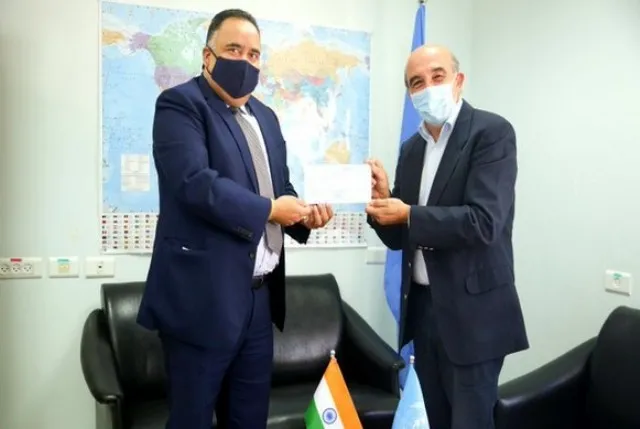 ଜାତିସଂଘ ରିଲିଫ୍ ଓ ପାଲେଷ୍ଟାଇନ୍ ଶରଣାର୍ଥୀଙ୍କ ଲାଗି କାମ କରୁଥିବା ୱାର୍କ ‌ଏଜେନ୍‌ସିକୁ ୧ ନିୟୁତ ଡଲାର୍ ପ୍ରଦାନ କଲା ଭାରତ